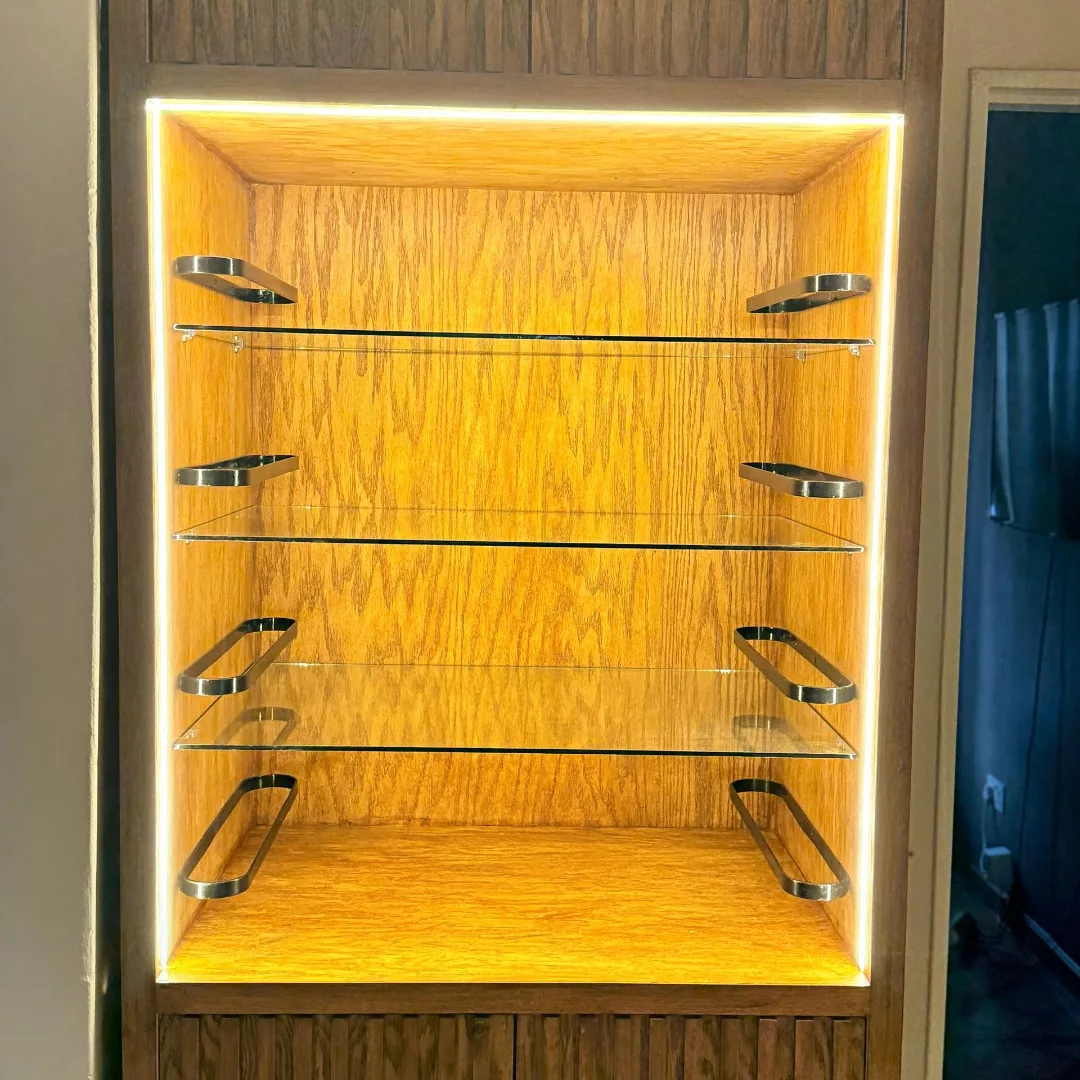 Custom Wine Display Cabinet